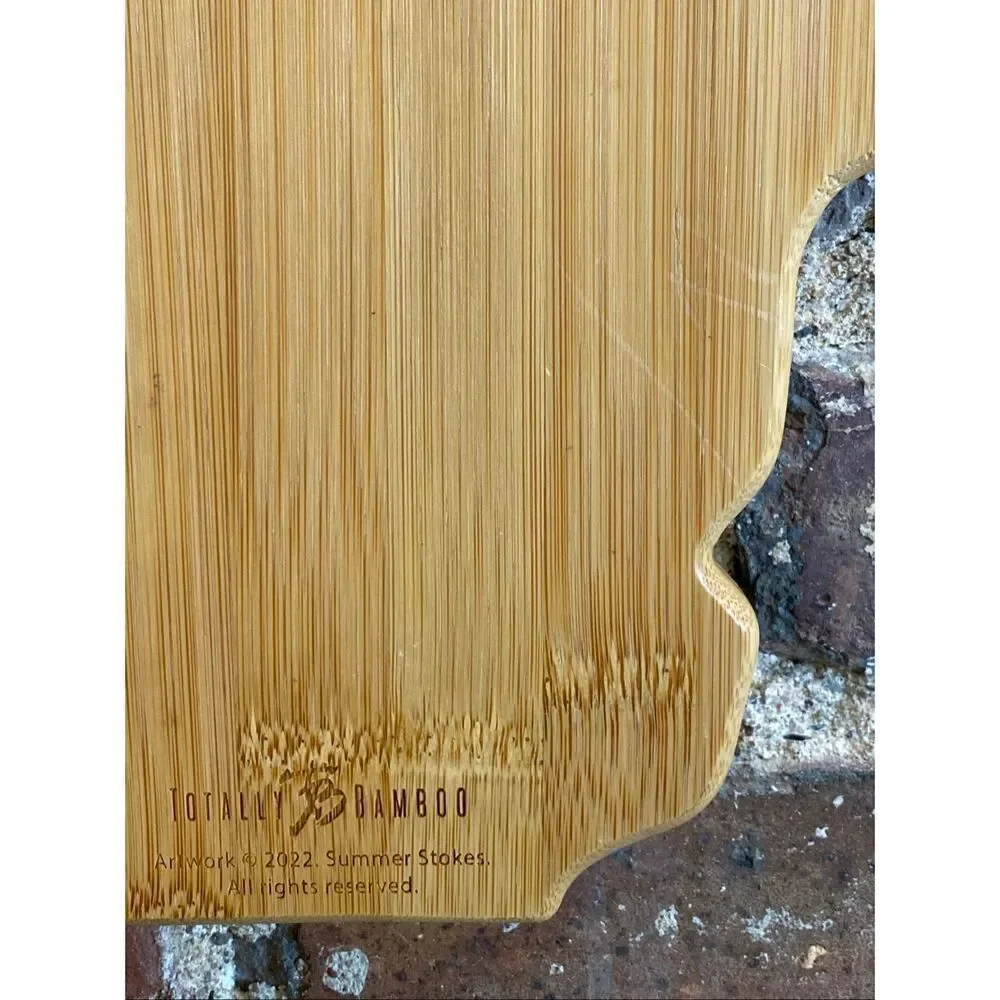 Totally Bamboo • WISCONSIN • State Decorative Colorful Hand Painted Hangable Bam